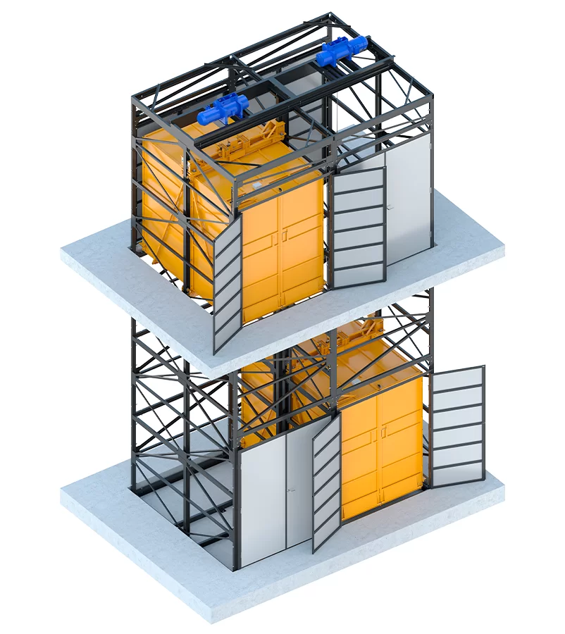 thang nâng hàng 1000kg